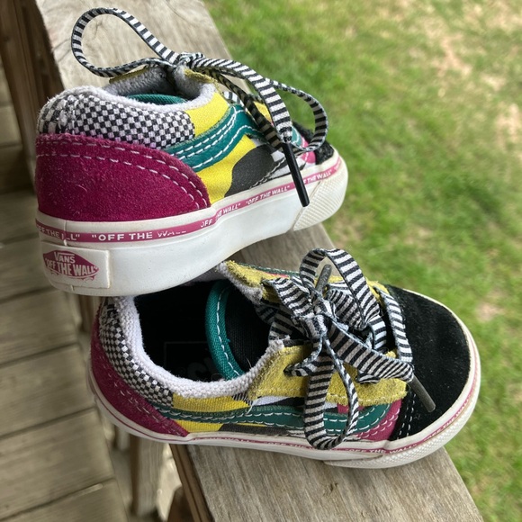 Vans Off The Wall toddler size 4 Old Skool Disarray - Picture 4 of 4